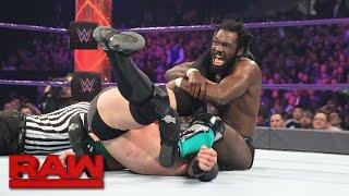 Rich Swann vs. Neville - WWE Cruiserweight Championship Match Raw March 6 2017