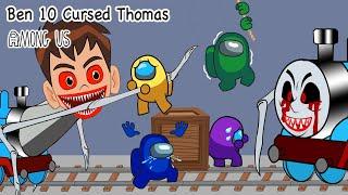 Ben 10 Cursed Thomas Thomas the Train.EXE vs Among Us  Horror Cartoon Animation.