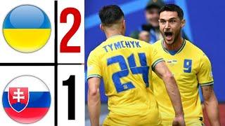 Slovakia vs Ukraine 1-2 HIGHLIGHTS & GOALS  EURO 2024