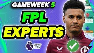 7 PLAYERS FPL EXPERTS ARE BUYING IN GAMEWEEK 5  Fantasy Premier League 202425