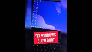 Fix Windows Slow Boot Windows Slow Boot Fix Windows Slow Start Fix Windows 78.110 Tips & Tricks