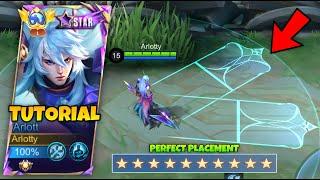 TOP GLOBAL ARLOTT 90% WINRATE SECRET TRICK FULL TUTORIAL 2024 New build & emblem arlott