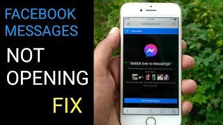 How to Open Facebook Messages on iphone without Messenger App  Read Fb Messages in Safari iphone