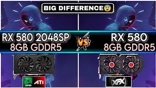 RX 580 2048SP 8GB vs RX 580 XFX PINE GROUP  Biggest Difference  10 Games Test 