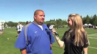 Watch Female Reporter Gets Sacked On The Sideline Video