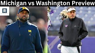 Michigan vs Washington Game Preview  College Football Game Picks and Predictions