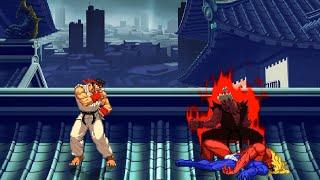 Mugen Street Fighter Ryu vs Shin Gouki