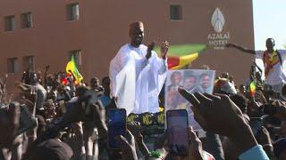 Freed Senegal opposition leader Sonko makes first public appearance in months  AFP