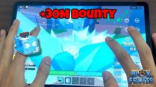 ICE Mobile Bounty Hunting With Handcam  Blox Fruit