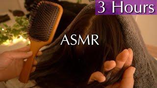 3 Hours of Soothing Hair Brushing for Stress Relief Deep Sleep  No Talking