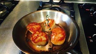 Perfectly Seared Scallops