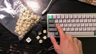 Novelkeys Cream Switches Lubed vs Stock