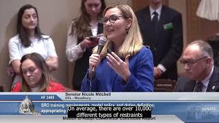 Senator Nicole Mitchell on her vote for legislation on School Resource Officers