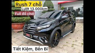 Toyota rush 1.5AT biển SG lướt 13.000km màu đen Full option. Bảo hành chính hãng