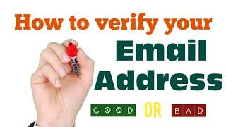 HOW TO VERIFY YOUR EMAIL ADDRESS  QUICK AND EASY STEPS