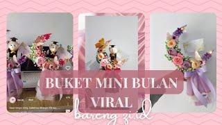 Cara membuat Buket Mini Bulan Viral  buket bulan sabit  buket bulan