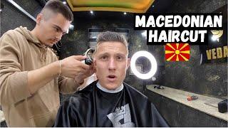 Getting a $4 MACEDONIAN Haircut SKOPJE 