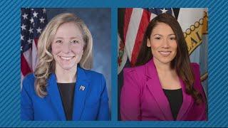 Yesli Vega Abigail Spanberger cast their votes in Virginia on Election Day 2022