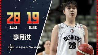 Yuru Li Drops 28pts19reb2ast3stl2blk  Bursa Uludağ Basketbol – Beşiktaş ING KBSL