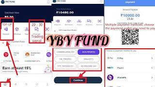 YBY FUND APP  Real Earning App  Trading app