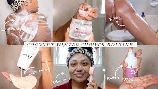 VLOGMAS EP 4 Coconut Scented Winter Shower Routine + Hygiene Tips + Shopping Skincare More.