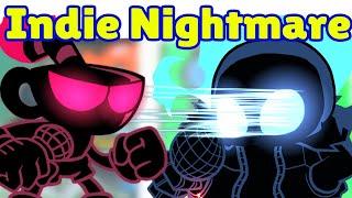 Friday Night Funkin VS Indie Cross - Nightmare Mode  Sans Cuphead and Bendy Finale