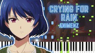 Animenz Kawaki wo Ameku Crying for Rain - Domestic na Kanojo OP - Piano Tutorial  Synthesia