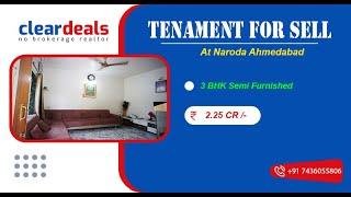 3 BHK Tenament for Sale in Nandanvan Tenament 1 Naroda Ahmedabad at No Brokerage – Cleardeals