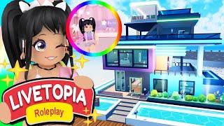 *HIDDEN PARTY ROOM* BEACH MANSION in LIVETOPIA Roleplay roblox