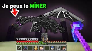 Minecraft mais je peux TOUT Miner 