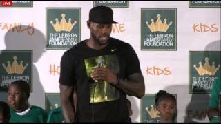 LeBron James Homecoming 2014 - Full Press Conference