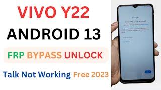 Vivo Y22 Frp Bypass Android 13 Unlock Tool  Vivo V2207 Google Account Remove Android 13 Test Point