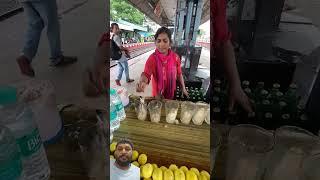 Angry aunty selling fizzy lemon sod #streetfood #food #juice #indianstreetfood #foodie