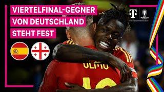 Spanien - Georgien Highlights mit Live-Kommentar  UEFA EURO 2024 Achtelfinale  MAGENTA TV