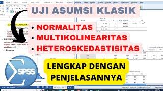 Cara Uji Asumsi Klasik Normalitas Multikolinearitas dan Heteroskedastisitas Menggunakan SPSS