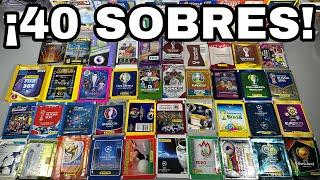 ¡ABRIENDO 40 SOBRES DE DIFERENTES COLECCIONES