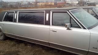 Заброшенный Линкольн лимузин в гаражах.Abandoned Lincoln Town Car from 80s in Russia.