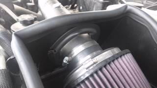 Cold air intake noise