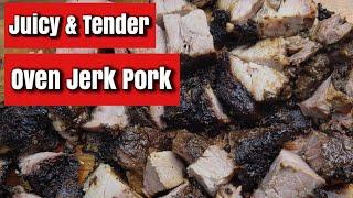 Oven Jerk Pork  Jamaican Dinner