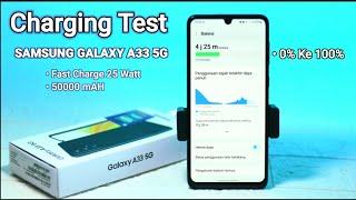 Charger Test Samsung  Galaxy A33 5G  Fast Charge 25 Watt