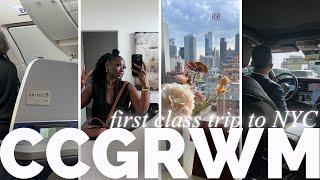 GRWM 1st Class Brand Trip to New York City skin body hair makeup outfit  LOOK & SMELL GOOD