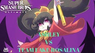 SSBU - Ashley me vs Team Fake Rosalina