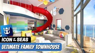 Icon of the Seas  Ultimate Family Townhouse Walkthrough Tour  Royal Caribbean 2024  4k