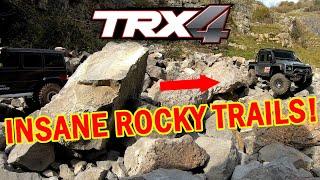 Grinding Cheddar Gorge  Traxxas TRX4 Very Rocky 4K