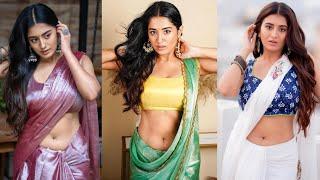 Rashi Singh Hot Saree Photoshoot  Rashi Singhs Glamorous Saree Fashion Looks Compilation Video