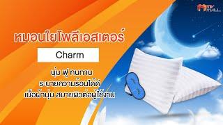 MV Mall  Charm หมอนใยโพลีเอสเตอร์ 2 ใบ พร้อมหมอนข้าง 1 ใบ