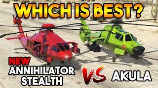 GTA 5 ONLINE  AKULA VS ANNIHILATOR STEALTH WHICH IS BEST?