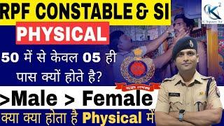 RPF Physical Test  RPF Constable & SI Physical Test Details  RPF Physical main Kya kya Hota Hai