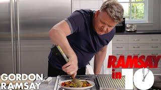 Gordon Ramsay Cooks Mediterranean Sea Bass in Under 10 Minutes  Ramsay in 10