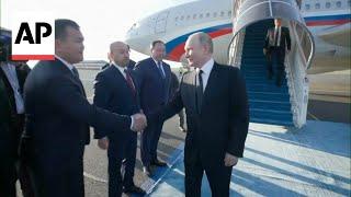 Russian President Putin arrives in Kazakhstan to attend Central Asian summit